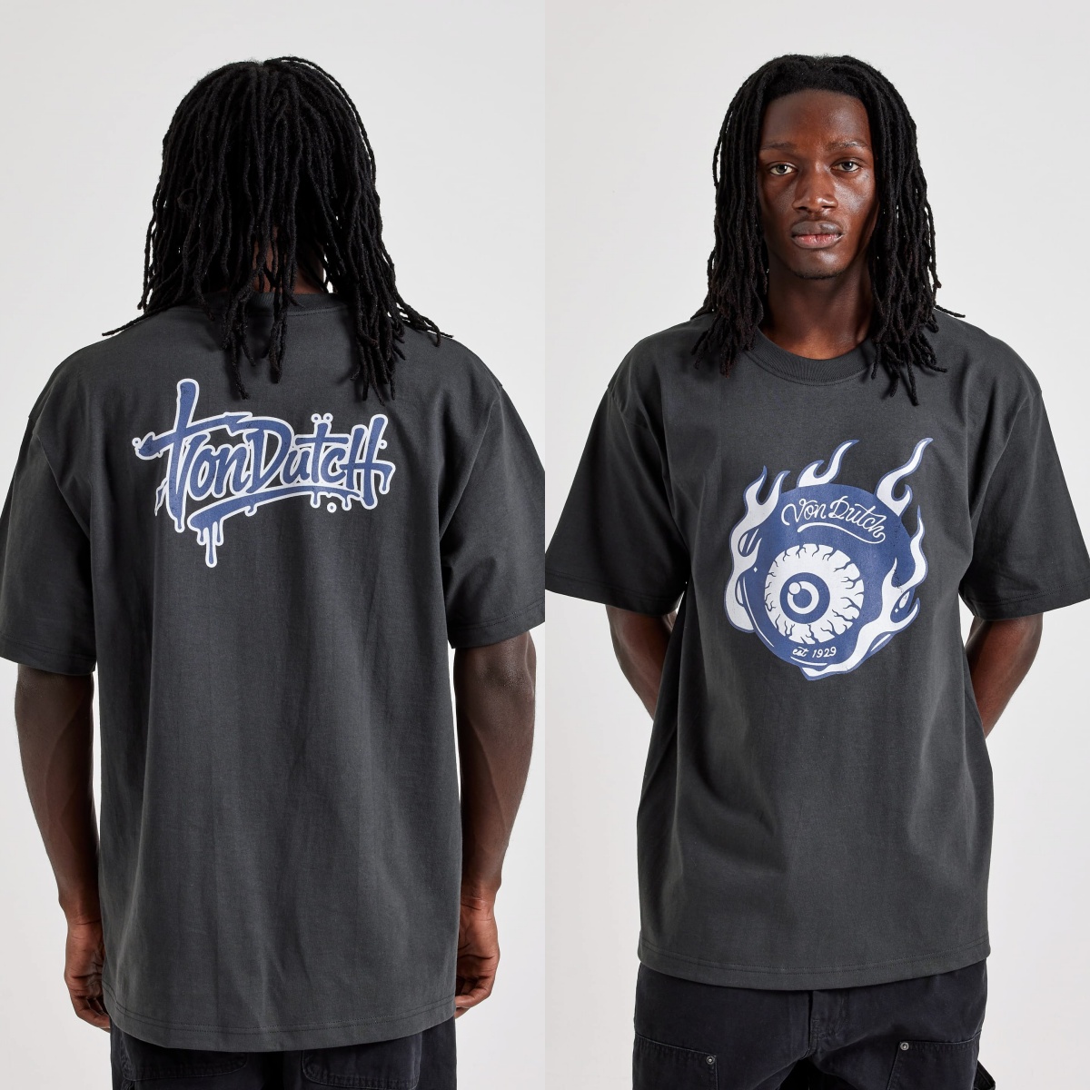 Streetwear Brand With Eye - Flying Eye Flames Von Street Trendy
