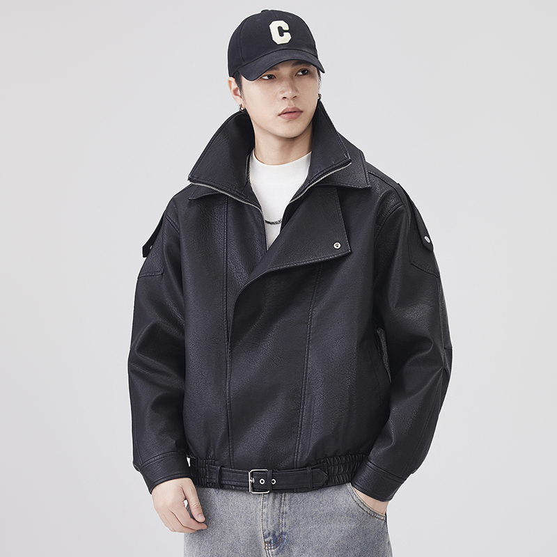Autumn Winter Leather Jacket M - đánh giá và giá Streetwear Brand Vintage