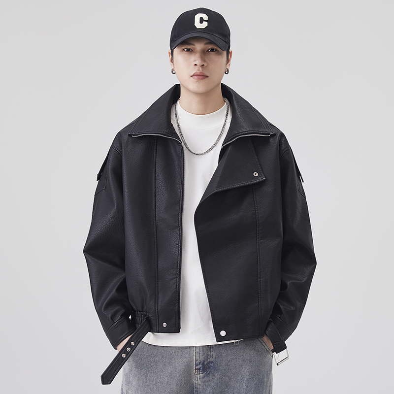 Autumn Winter Leather Jacket M - đánh giá và giá Streetwear Brand Vintage